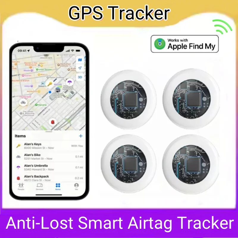 Xiaomi Smart Mini Bluetooth GPS Tracker Airtag Work With IOS APP Smart Anti Lose Reminder Device Pet Key Wallet Finder For IOS