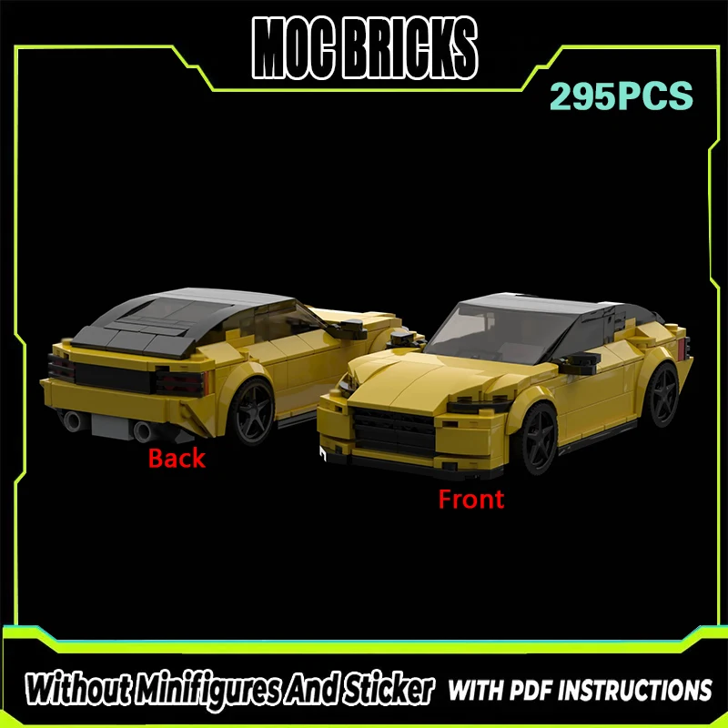 

Модель гоночного автомобиля Speed Racing Car MOC, конструктор из строительных блоков, спортивный седан 400Z, модульная технология, подарки, праздничный набор для сборки, детские игрушки