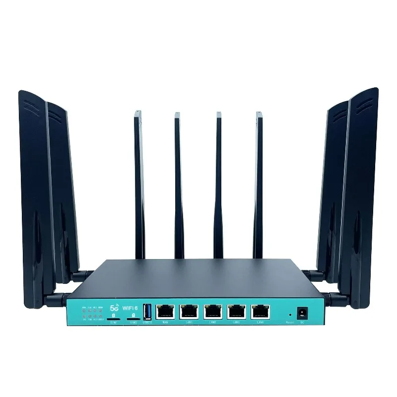 

WIFI6 4G5G Industrial Wireless Card Router AX1800Mbps USB3.0 Gigabit Ethernet Port (single card)
