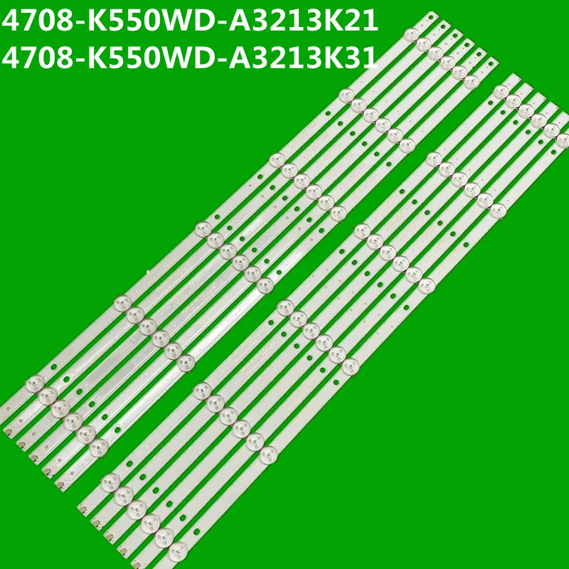 

Фонарь заднего света 6 ламп для 4708-K550WD-A3213K31 a3213k21 для LE55D8800 55PFF5201 55PFF5250 55PUF6051 55PUF6056 55PUF6001/T3