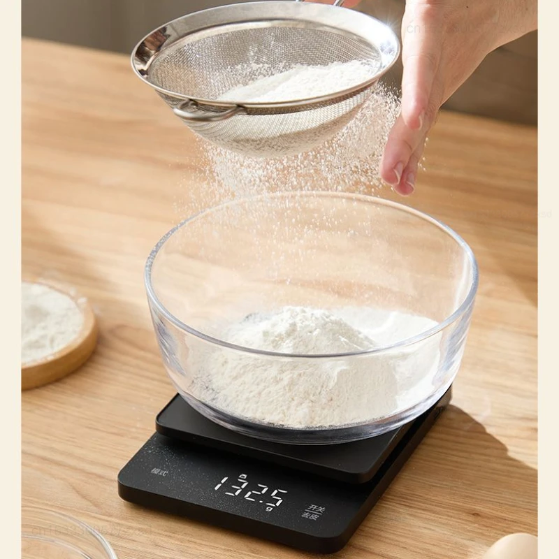 New Xiaomi SENSSUN Electronic Scale High-precision Food Scales LED Touch Screen Display Weight Rechargeable Kitchens Baking Tool