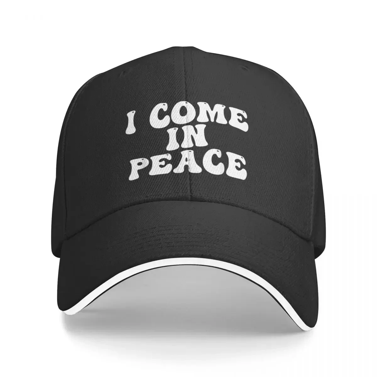 

I COME IN PEACE - I'M PEACE Funny Couple's Matching Baseball Cap foam party Hat Luxury Hat Streetwear Men Luxury Brand Women's