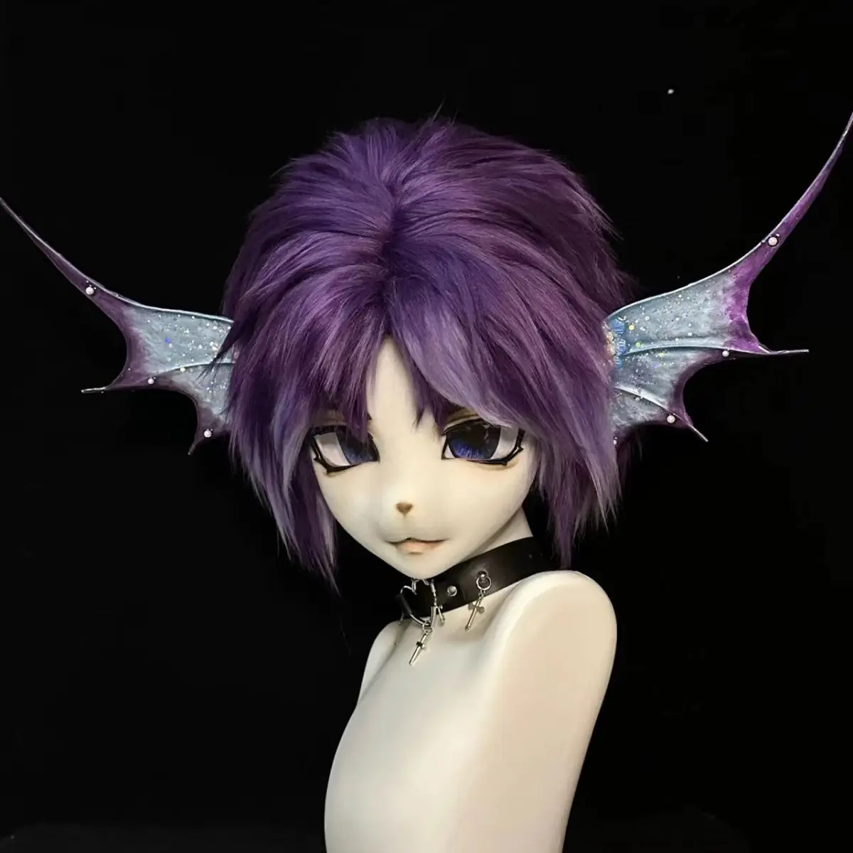NEW Mermaid Ears COS Gradient Shark Ears Headdress Fairy Wizard Hair Accessories Shark Ears Mermaid Props Photo Cosplay 5