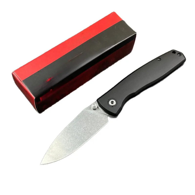 Coltello pieghevole da campeggio esterno Lama D2 Manico in lega di alluminio Tasca Sopravvivenza Tattica Caccia Utilità Coltelli da cucina Strumenti CED