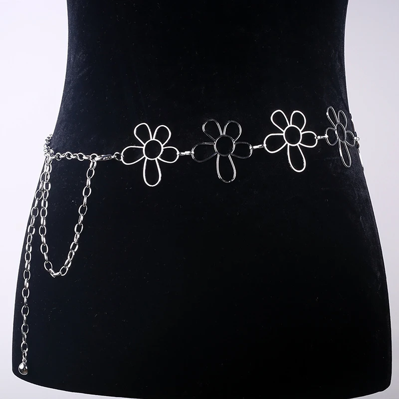 Jewelry Cutout Metal Waist Chain Female Adjustable Sexy Hottie Corset Body Chain