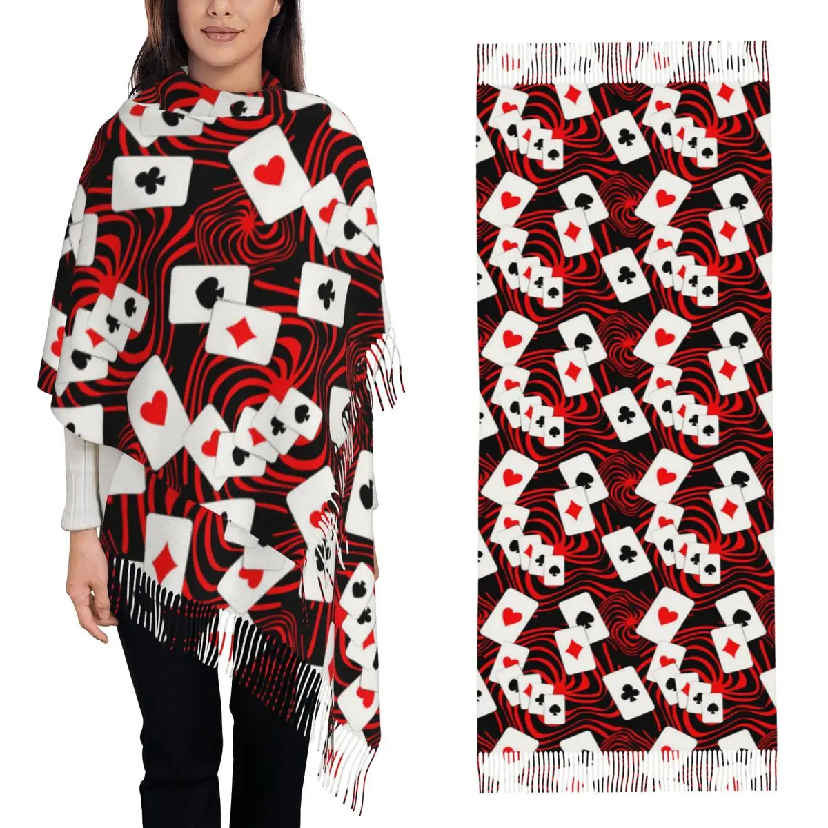 cool-poker-playing-cards-pattern-gambling-card-game-scarf-tassel-scarves-for-women-soft-warm-shawls-and-wraps-long-shawl-wrap