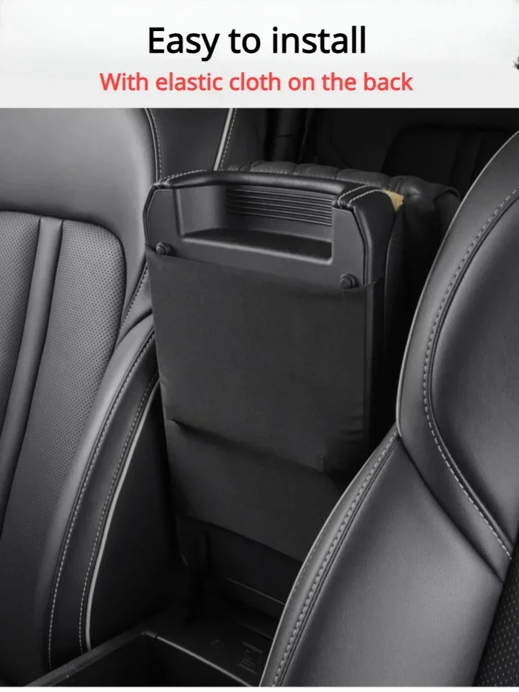 Couro Car Armrest Cover Pad, Almofada para Descanso de Braço, Memória Algodão, Center Console Mats, Protetor para GWM Great Wall Tank 300, 2023