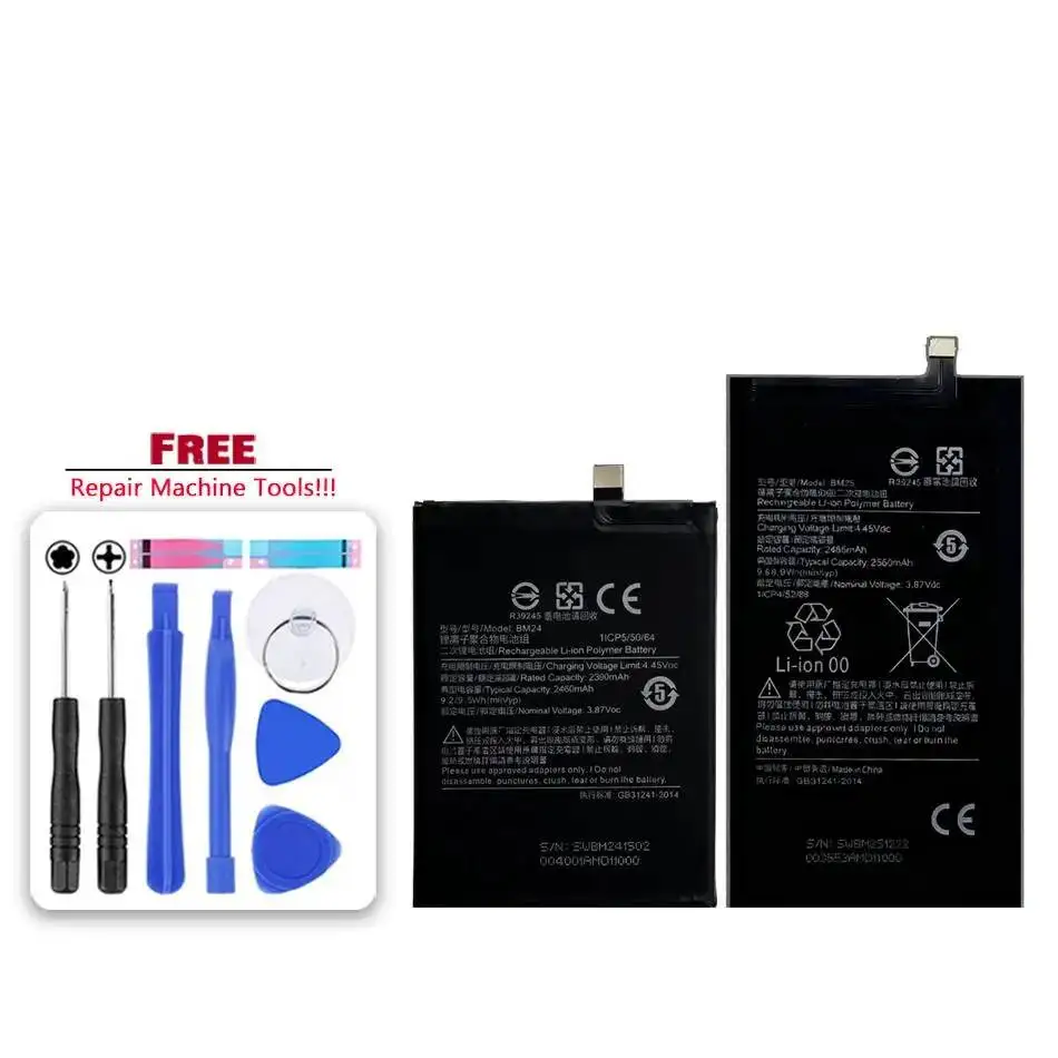 Mobile Phone Battery Reliable Power BM25 BM24 BM26 1960-2560Mah For Xiaomi Mix Fold 2 For MI 1 M2011j18c 1ST