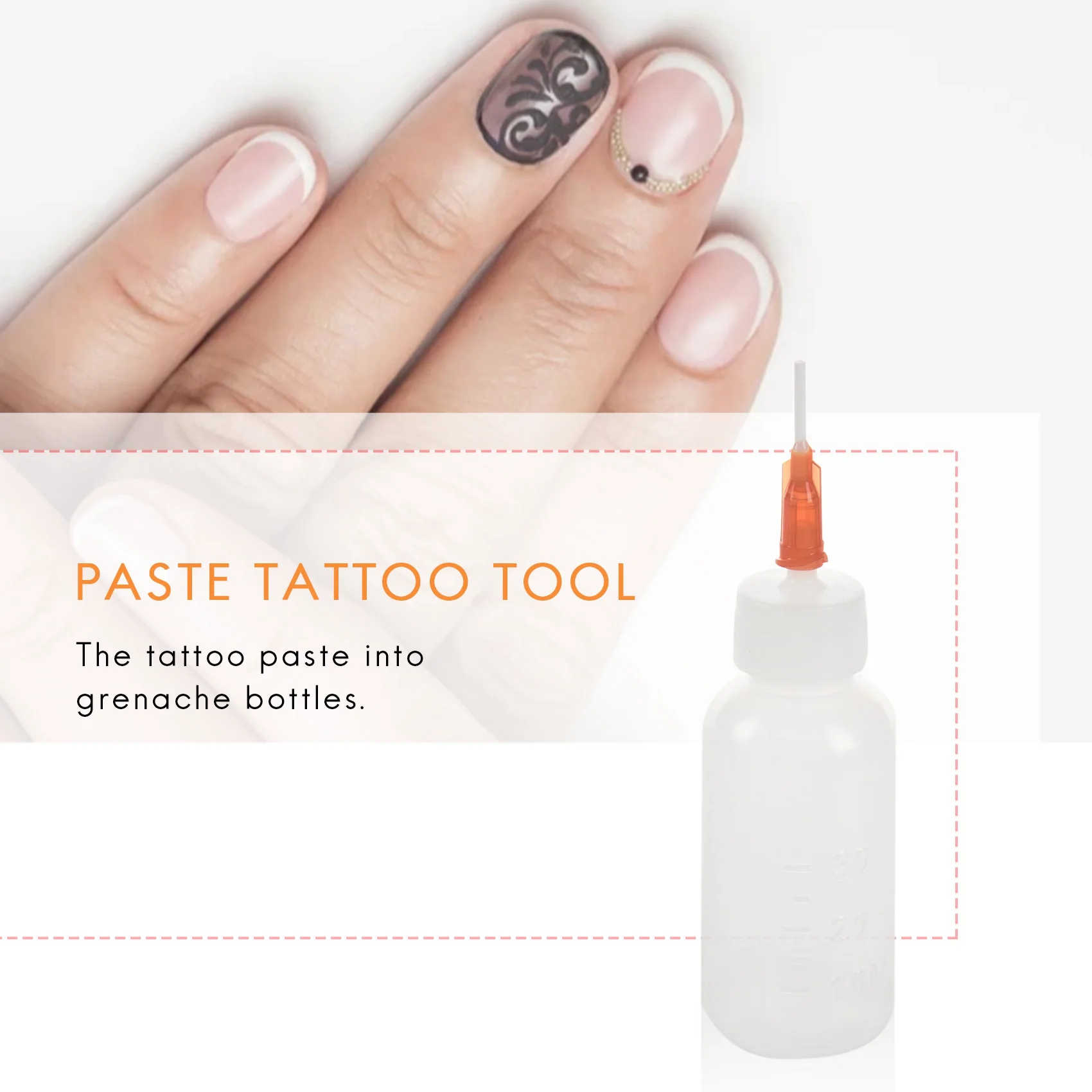 Conjunto de aplicador de henna para tatuagem, arte corporal, ferramenta de desenho, dicas, garrafas, 16 peças um conjunto