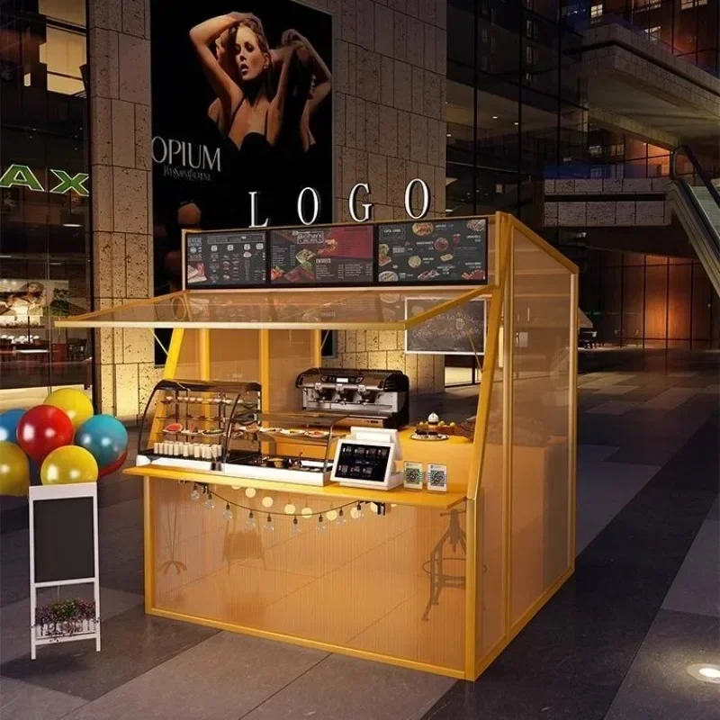 Art Commercial Street Stall Special Cottage Stall Rack Mobile Kiosk 3