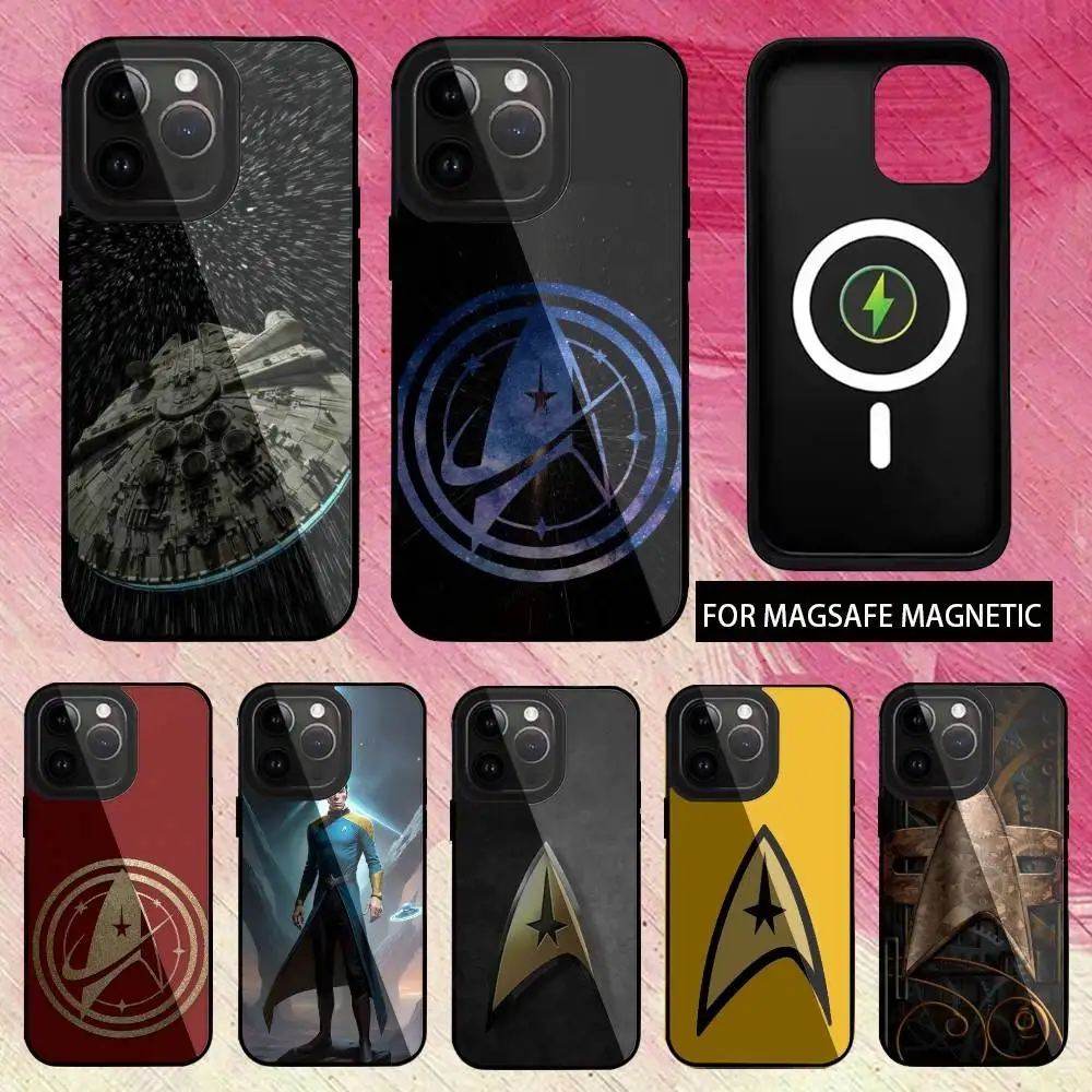 

S-Star T-Trek Phone Case For iPhone17,16,15,14,13,12,11 Plus,Pro Max Magnetic Magsafe Wireless Charging