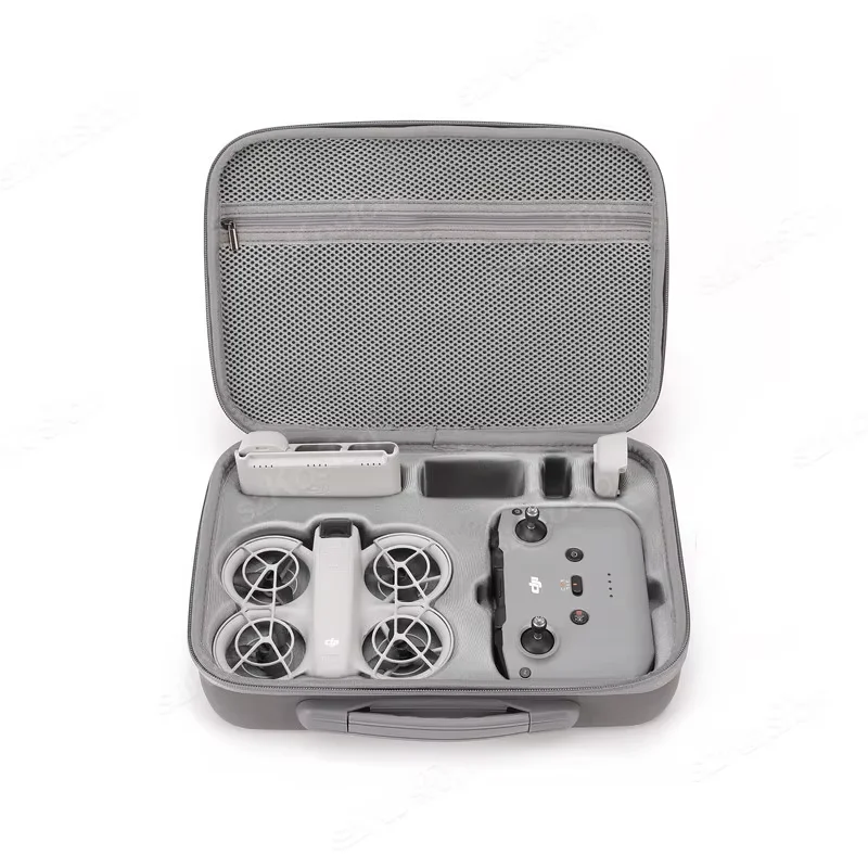 Mini Drones Controller Accessories Portable Travel Bag Case for DJI NEO Carrying Case PU Leather Storage Waterproof Box