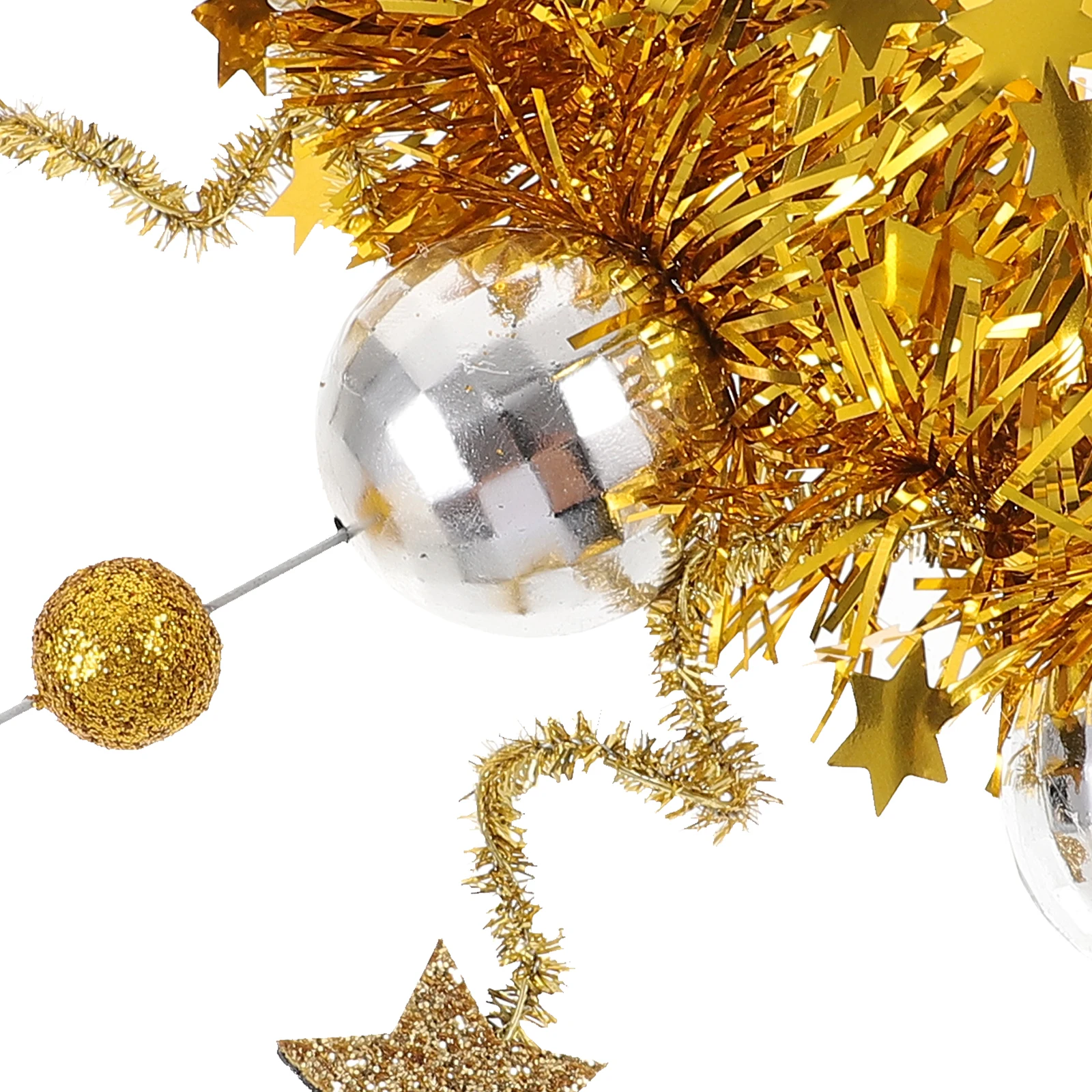 

New Year Headband Tinsel Disco Ball Bopper Star Design Party Hair Accessory For Adults Women Birthday Wedding Photo