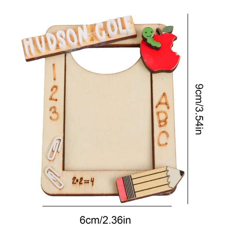 A38M 1 Piece Picture Photo Display Frame Mini Vintage Frames With Magnetic As Shown Wooden For Tabletop Display And Refrigerator