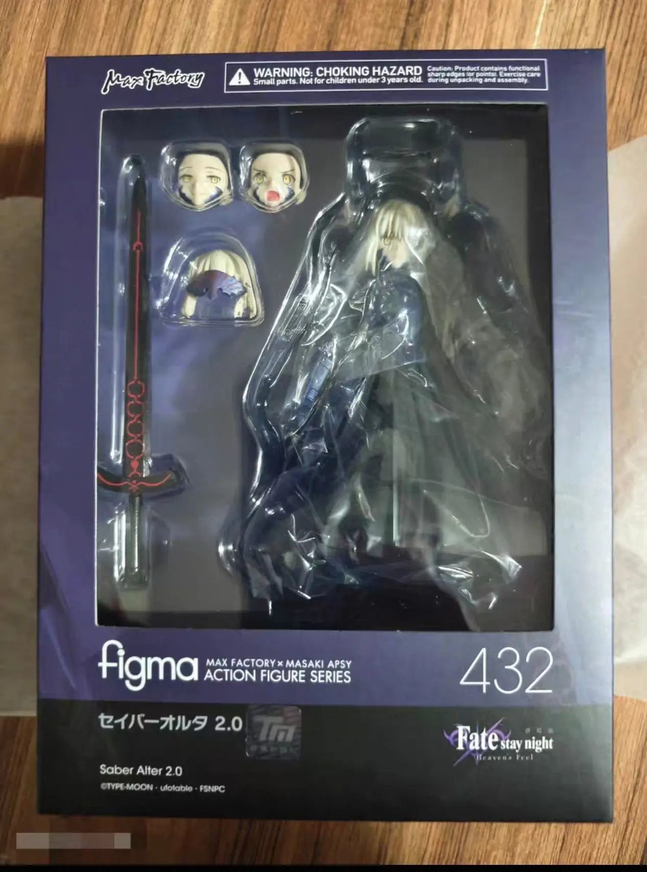 100% Originele Figma 432 Fate/stay night Heaven's Feel Saber Alter 2.0 Op Voorraad Anime Action Collectie Figuren Speelgoed