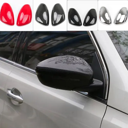 Para Peugeot 208 2008 2012 - 2019 para Citroen C3 2016 - 2020 cubierta de protección de espejo retrovisor lateral pegatina accesorios embellecedores