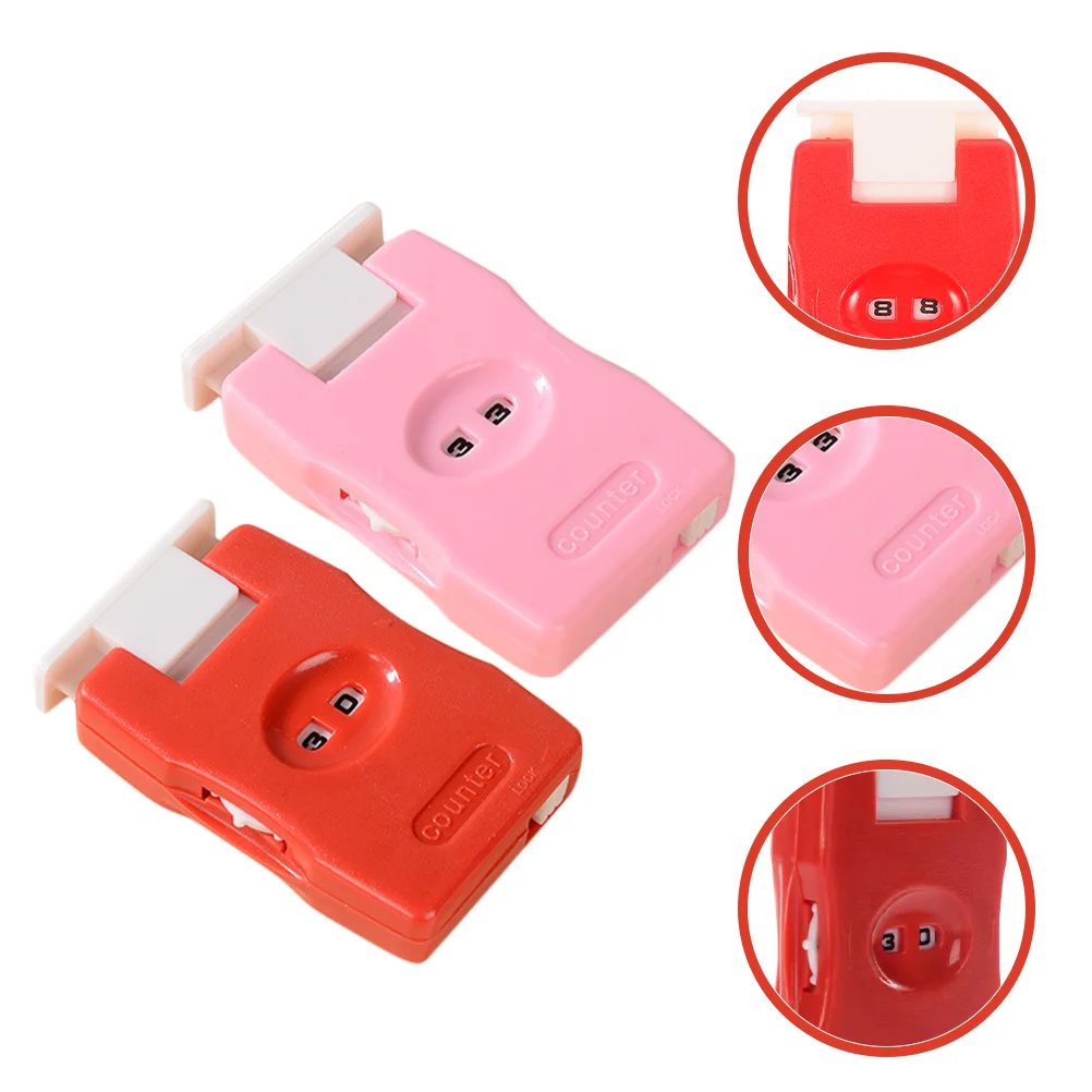 2 Pcs Knitting Counter Stitch for Tailor Crochet Hook Giant Smooth Marker Simplify Abs Needle Marking Tool