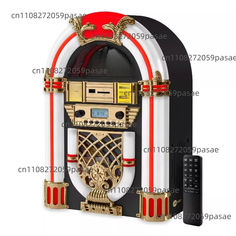 Retro Bluetooth CD Player, Desktop CD Player, Jukebox, Album Player, Stereo System
