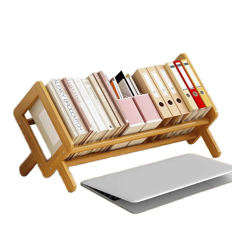 wood-tilting-bookcase-16\-l-yellow-desktop-bookshelf-organizer-cd-magazine-book-display-rack-home-office-living-room-رفوف-كُتب