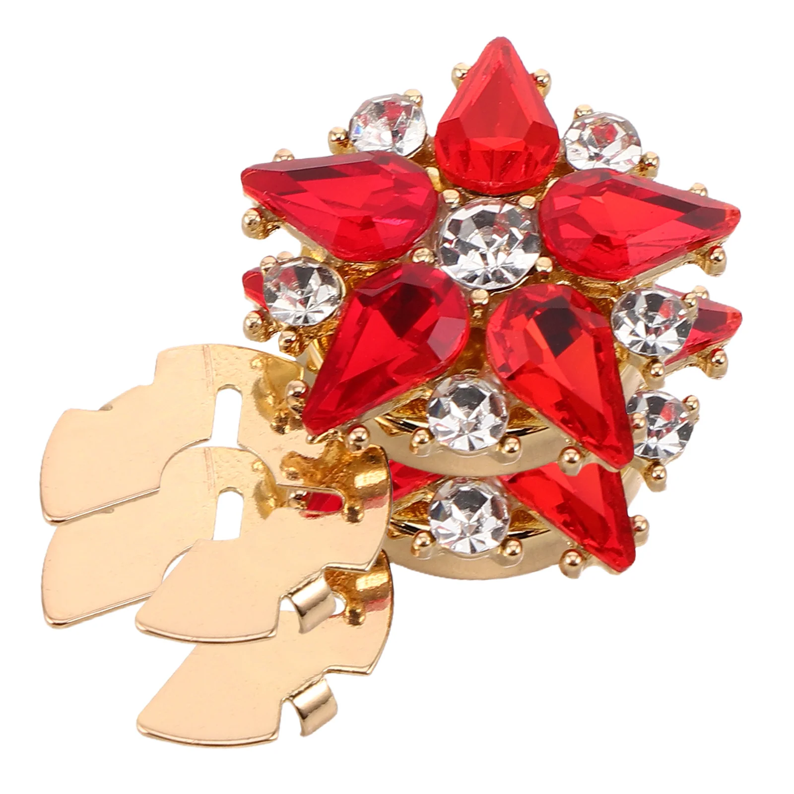 

2pcs Star Design Buttons: Creative Rhinestone Decorative Shirt Fasteners For Men Women Durable Replacement Accessories Sparkling