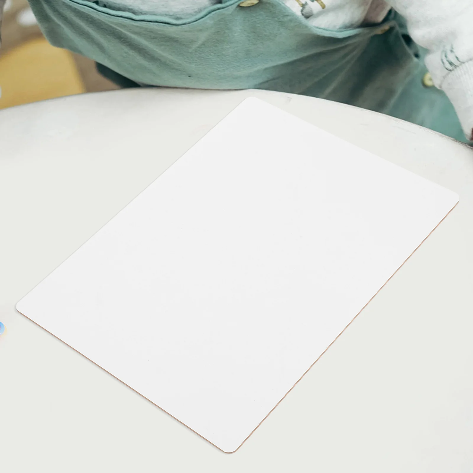 سبورة بيضاء صغيرة مزدوجة الجوانب محمولة باليد ولوحة مسح جافة للطلاب والمعلمين والفصول الدراسية والمكتب تستخدم سبورة بيضاء على الطاولة #3