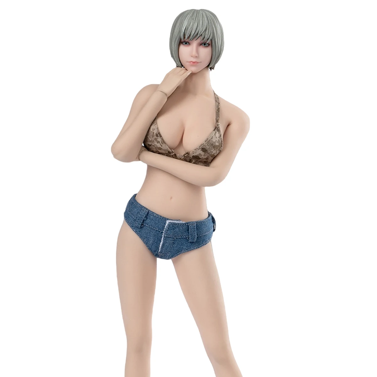 

HiPlay 1/6 Women's Tank Top + Briefs Set Camouflage Doll Clothes Accessory for 12-inches Action Figurine