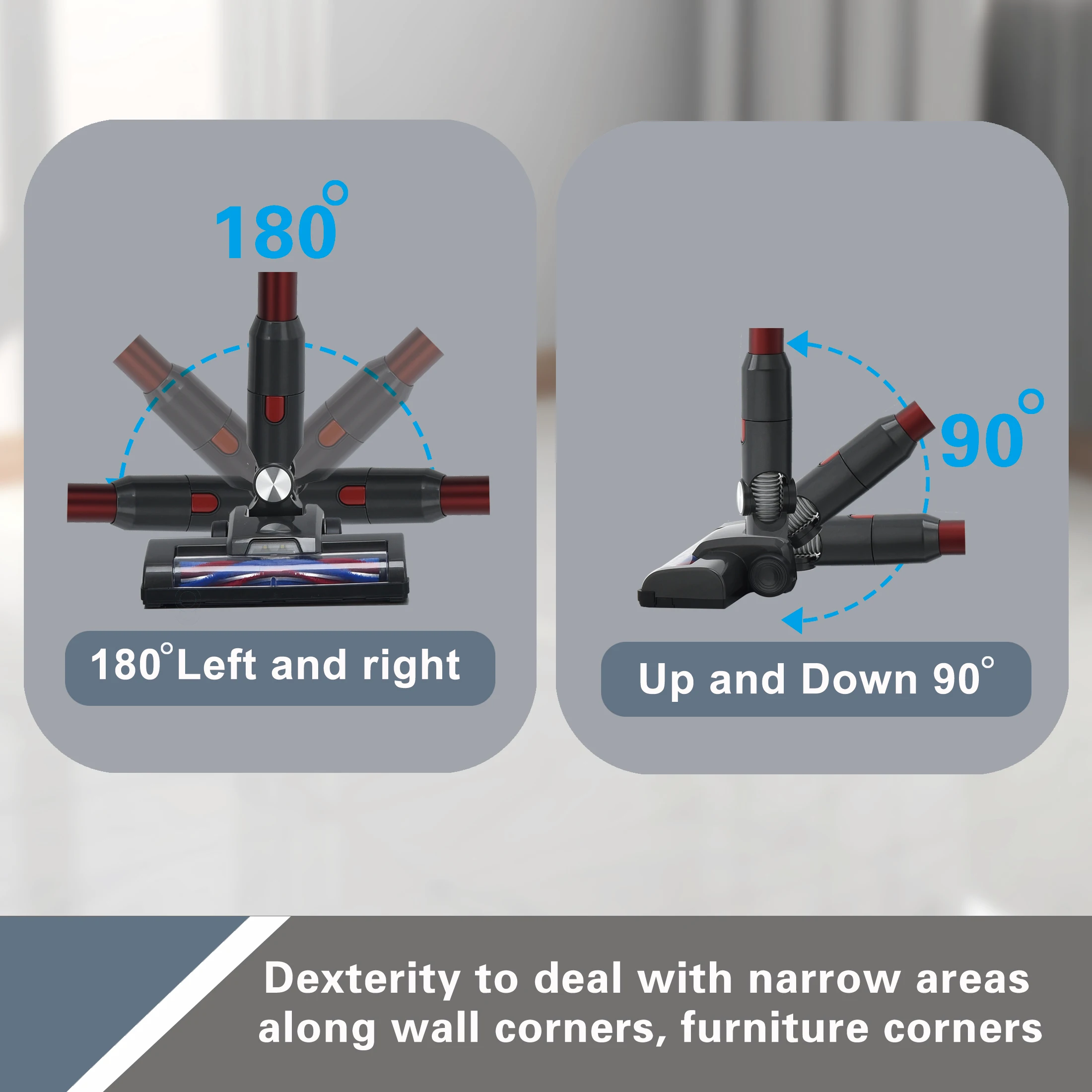 New Household Suppliers Supply Vacuum Cleaners for Straight House Vacuum Cleaners with Brushless Motor 5