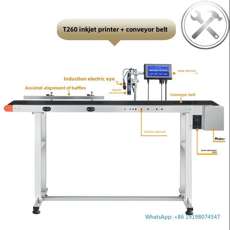 

Small Automatic Onlin Inkj t Coding Machin Production Dat Marking Print r For Packaging