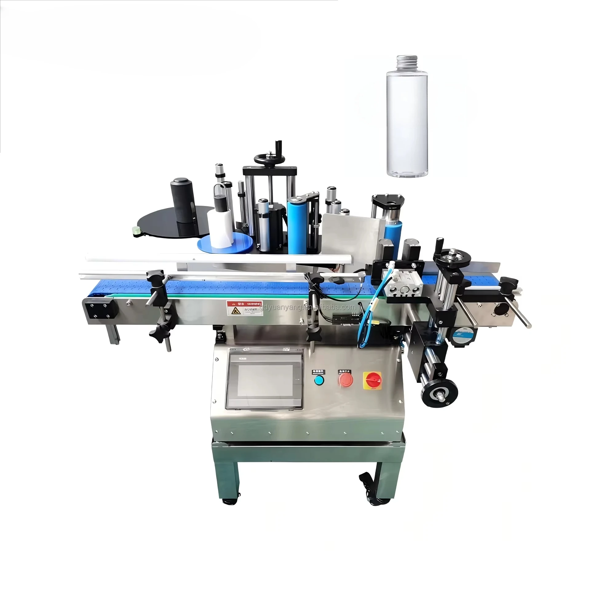 c Bottle Sticky Packaging Portable High Precision for CosmeticSemi-Automatic PLC Moisturizing Toner Labeling Machine Plasti