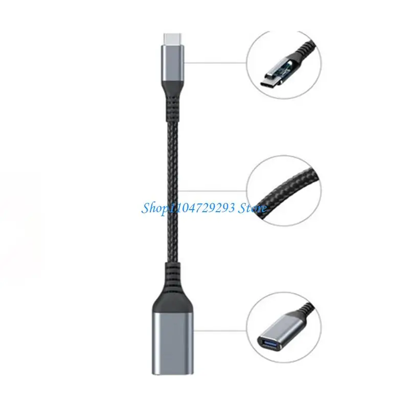 

Reliable Aluminum Housing OTG Converters USB C To USB A3.0 Female OTG Adapter