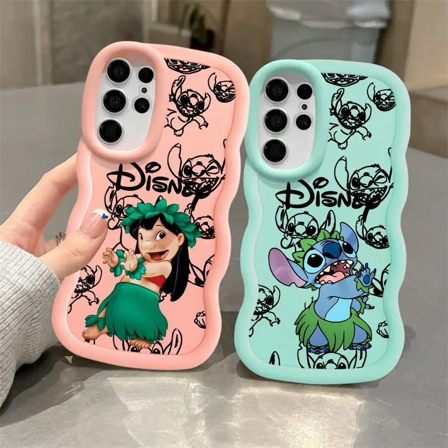 الكرتون ديزني غرزة لينة غطاء الهاتف حقيبة لهاتف سامسونج غالاكسي S20 FE S23 زائد S24 S22 الترا S25 S24 + S25 + S21