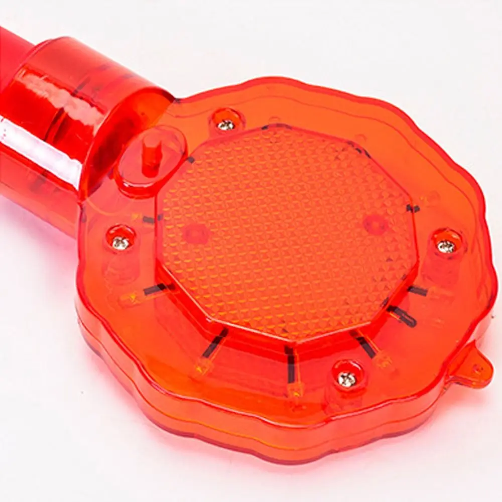 Red Plum Blossom Warning Light Handheld Safety Traffic Safety Signal Beacon Portable Universal LED Strobe Light