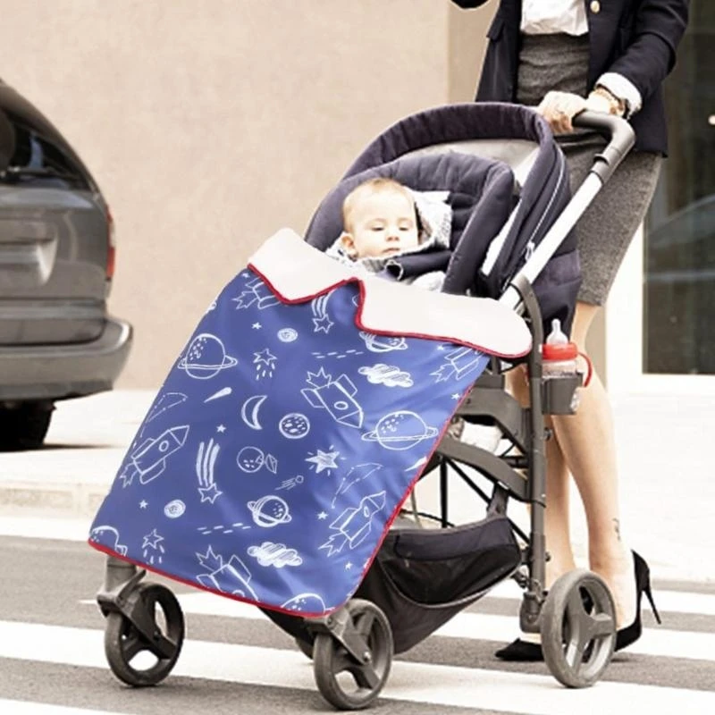 

J15U Baby Stroller Cover SwaddleBlankets Quilt Children Infant Blanket for Baby