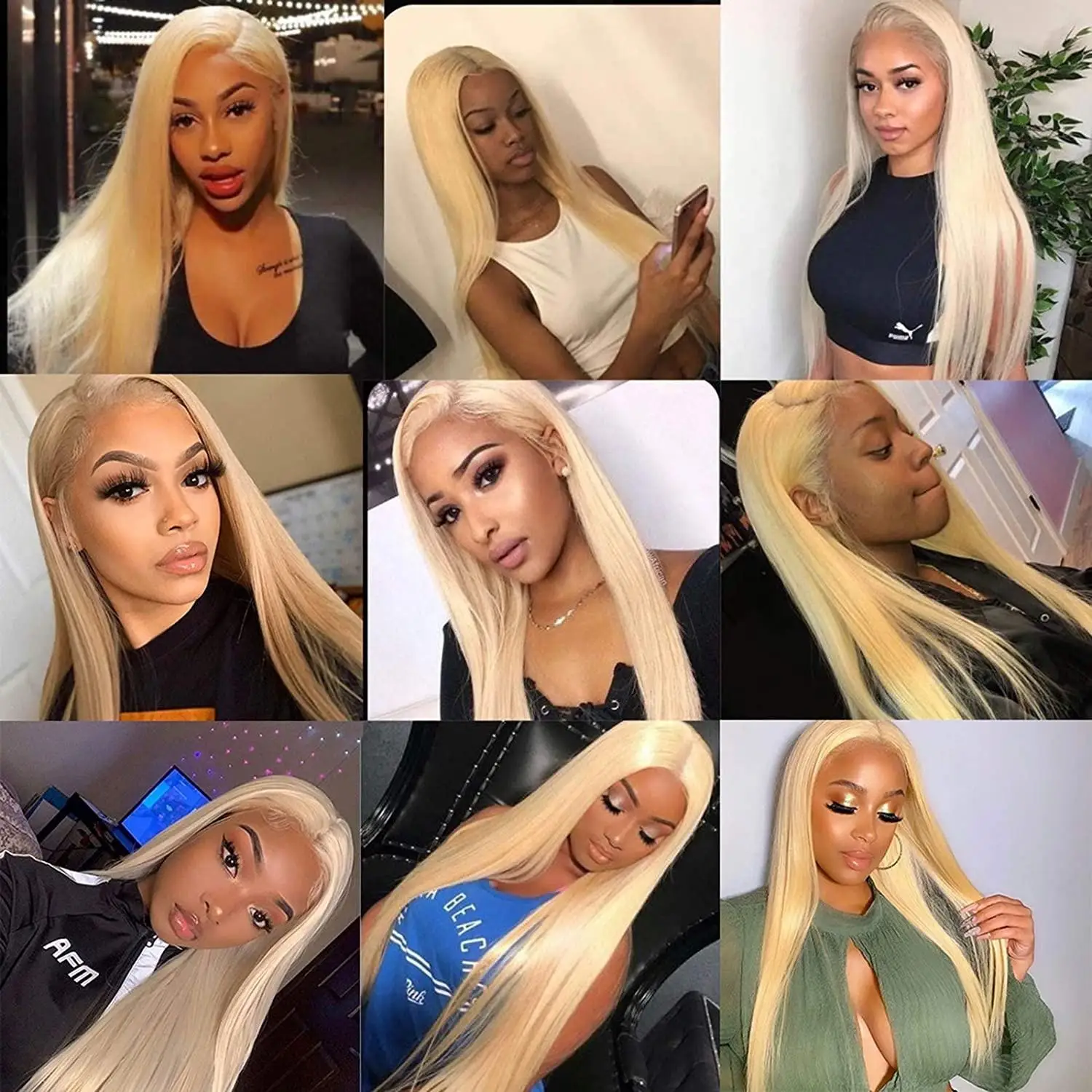 

HD Transparent 613 Blonde Straight 200 Density 13x6 Lace Front Human Hair Wigs For Women Brazilian 13x4 Lace Frontal Wig