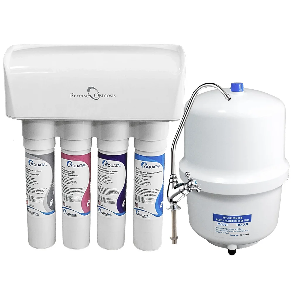 4 Stage Reverse Osmosis Water Filter System Domestic Ro Water Purifier