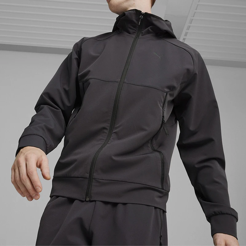 

Puma натуральная весенняя новая мужская вязаная куртка с капюшоном для спорта и отдыха 626178-01