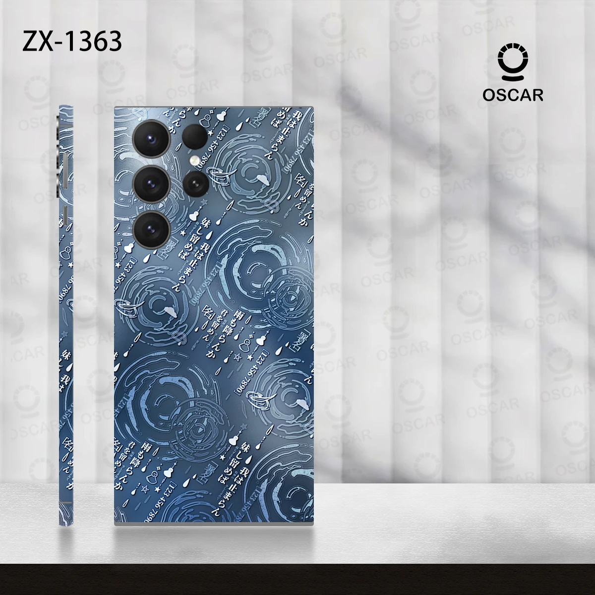 Colorful Decal Skin for Samsung Galaxy S24 S23 S26 Ultra Plus S25Note20 Back Screen Protector Cover Wrap Stones Sticker