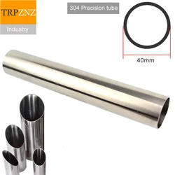 304 Stainless steel pipe tube, sanitary grade Large diameter 40mm thin wall Internal and external polishing