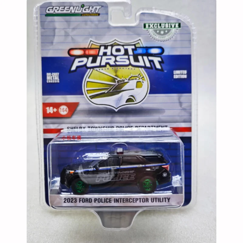 

GreenLight Diecast 1:64 Scale 2023 Ford Interceptor Utility Police Alloy Simulation Car Model Boy Gift Toys