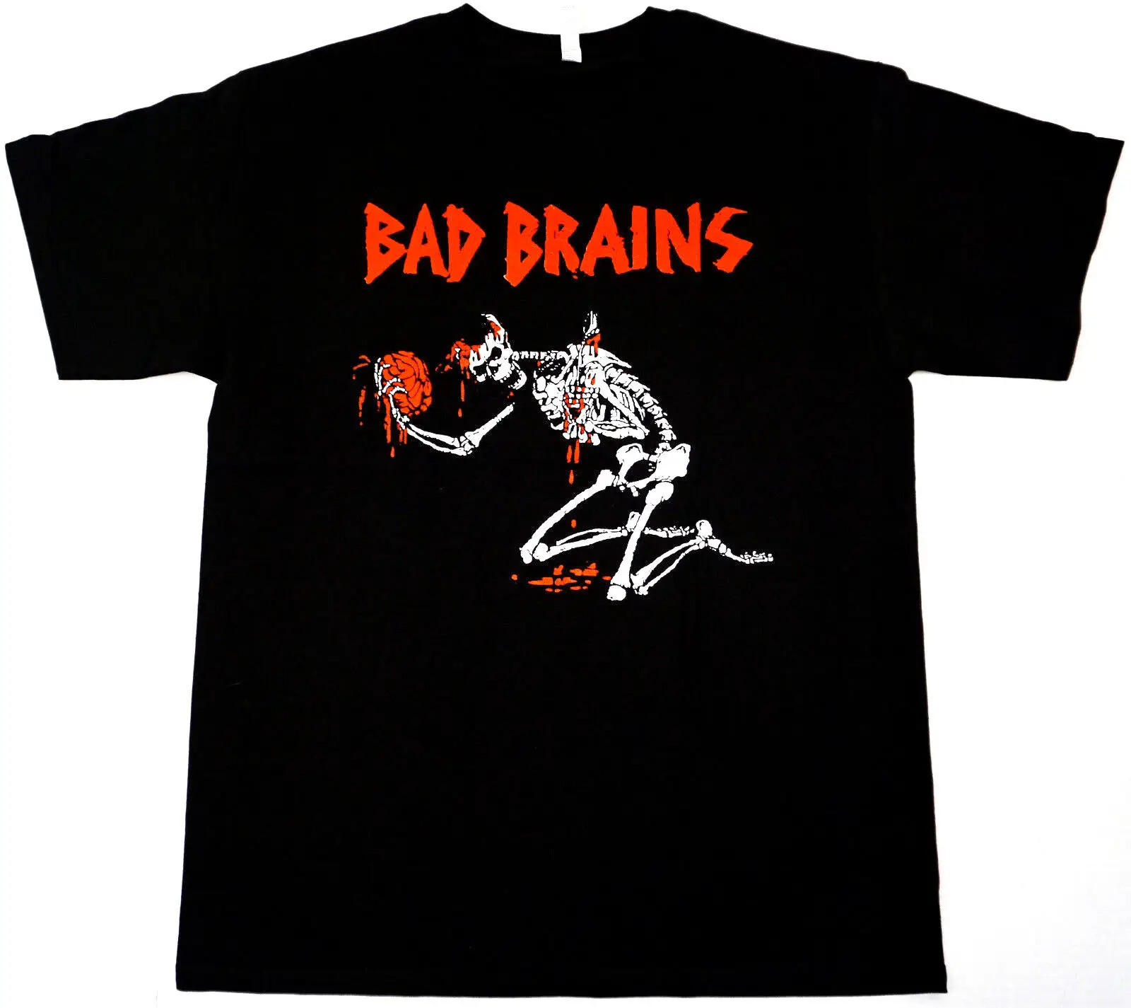 BAD BRAINS T shirt Hardcore Punk Reggae Metal Men's Black 100 Cotton New