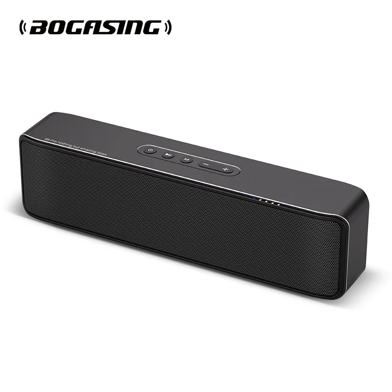 BOGASING S8 Pro Bluetooth Speaker with Hi-Res 60W Audio Extended Bass and Treble Bluetooth 5.0 HiFi Portable Wireless Speaker