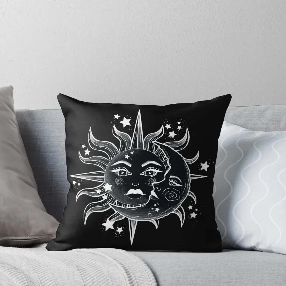 Sun and Moon Throw Pillow Ornamental Pillow Sofa Covers For Living Room pillow