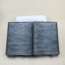 64319069927 2PCS Auto Cabin Air Filter Suit For BMW E39 520d 520i 523i 525d 525i 525td 528i 530d 530i 540i M5 64319216589