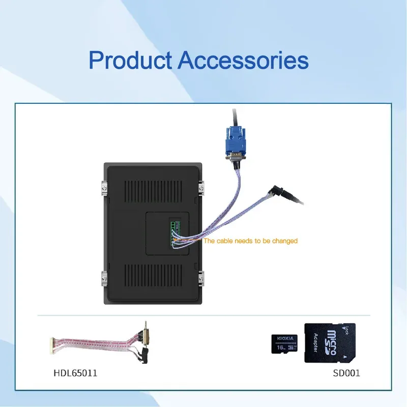 DWIN 7 "HMI شاشة ذكية TN 800x480 وحدة LCD شاشة لوحة اللمس مقاوم مع قذيفة لاردوينو DMG80480C070_15WTR