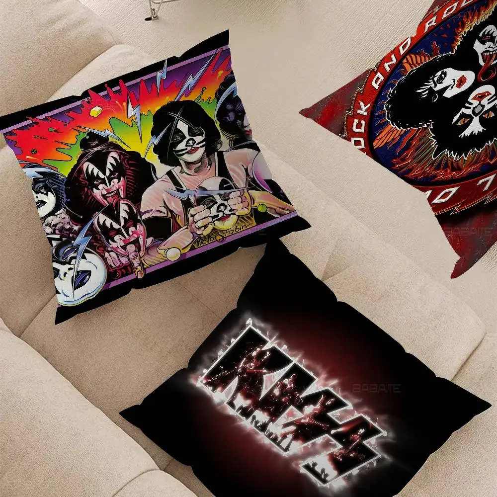 K-KISS BAND Pillow Anime Pillow Sofa Bed Head Pillow Cover Cushion Cover 45x45 cm Fashion