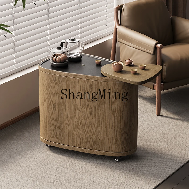 

FG new movable tea table modern simple home living room side tea cabinet small tea table