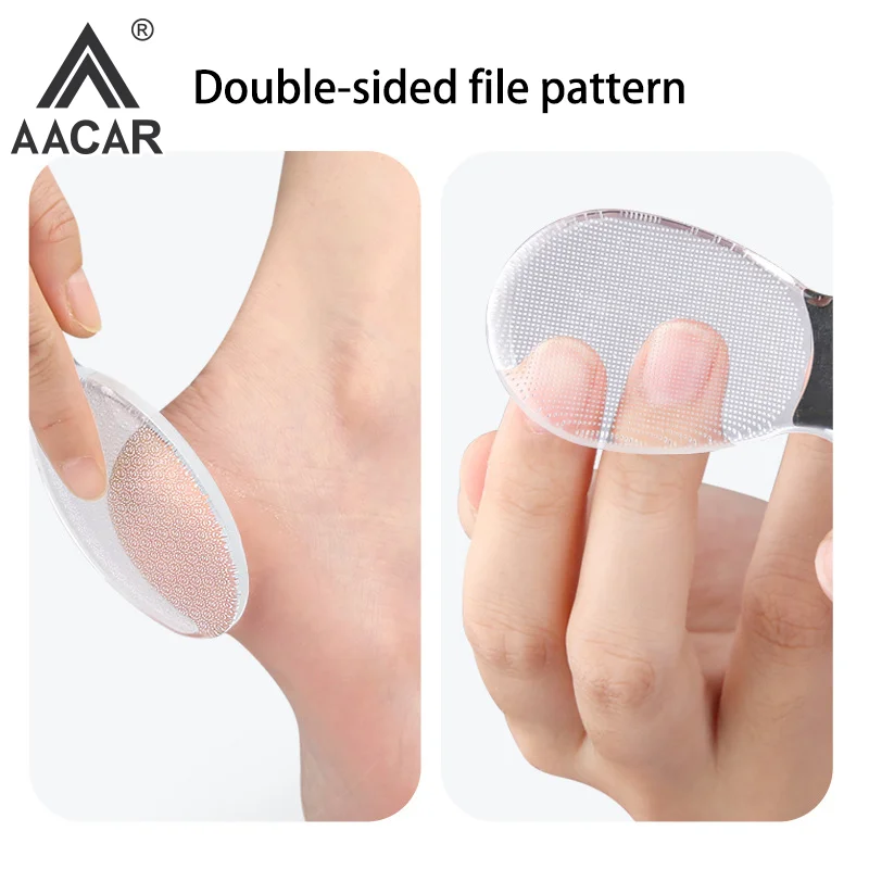 ナノガラスフットファイル、角質除去、足の角質スクラバー、家庭用プロ仕様ペディキュアフットケアツール、柔らかく滑らかな足に