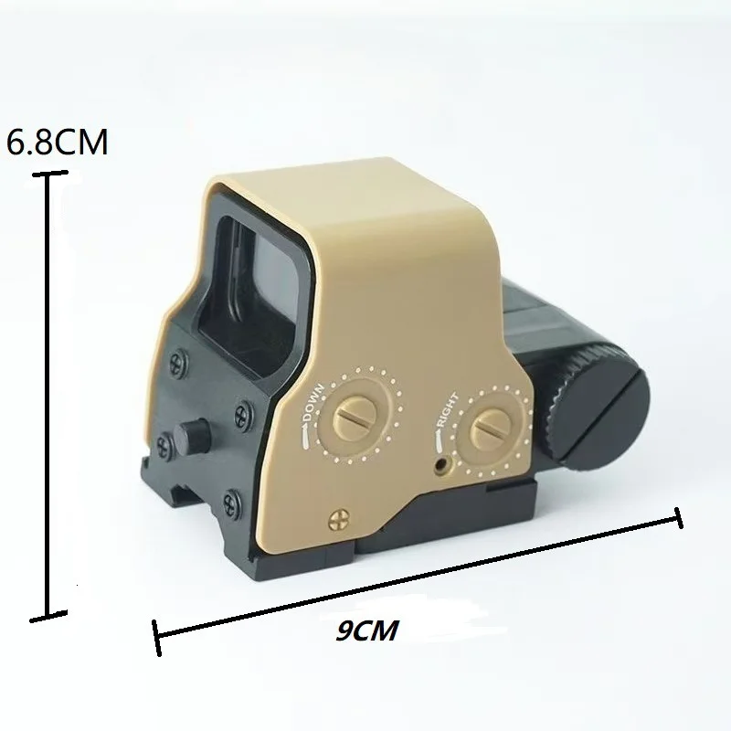 558 نطاق نقطة حمراء ثلاثية الأبعاد التكتيكية البصر البصري الادسنس نطاق بندقية الصيد 2025 جديد