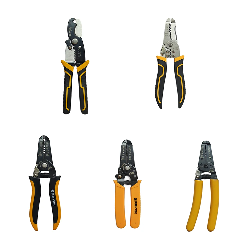 

YIGE 6/7/8 Inches Multi Functional Decrustation Pliers Bending Handle Cable and Peeling Electrician Maintenance