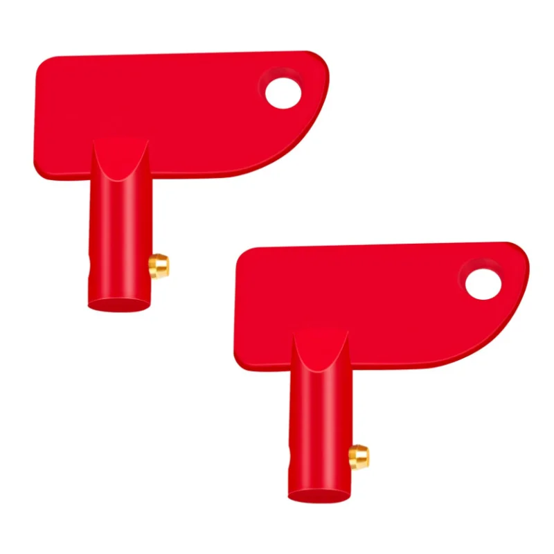 Mini Battery Kill Switch Key, Battery Disconnect Isolator Power Cut Off Switch Keys for Marine, Car, Truck, ATV, RV, Boat
